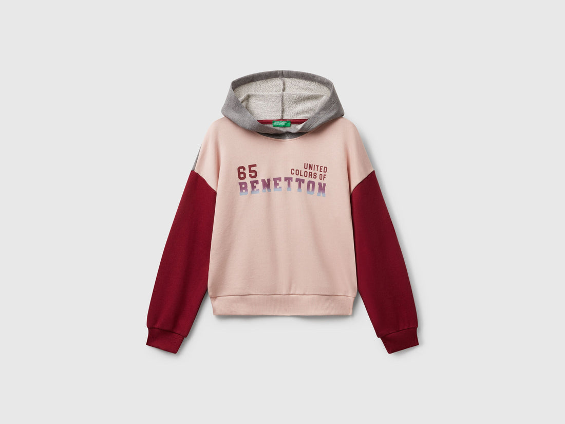 Benetton_Pastel Pink_Sweatshirt with Print_3J68C204W_901_01