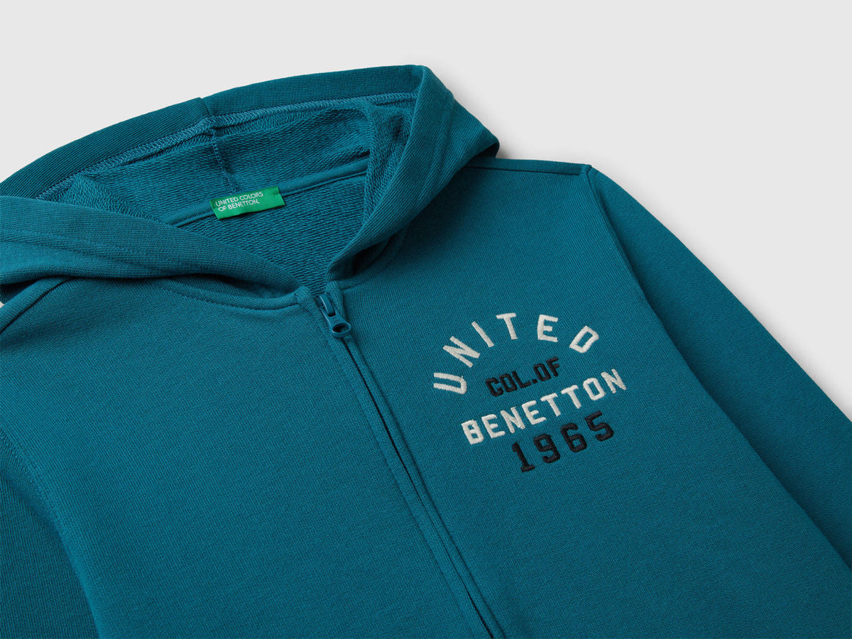 Benetton_Teal_Zip-Up Hoodie_3J68C505C_3C5_03