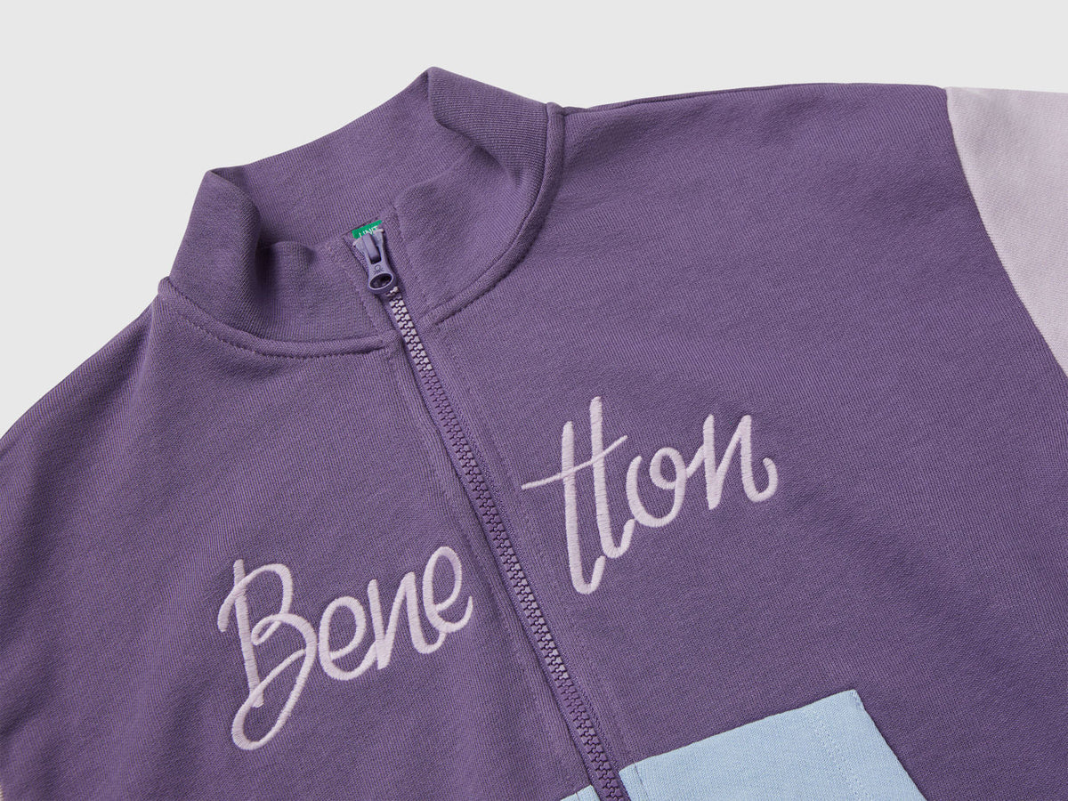 Benetton_Purple_Zip-Up Sweatshirt with Print_3J68C505D_902_03