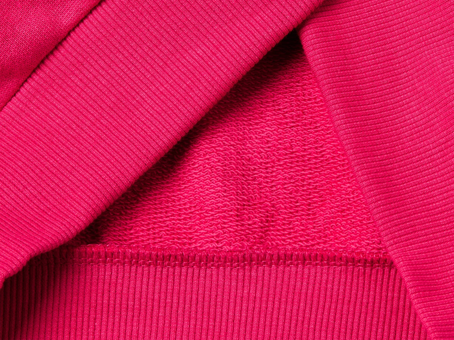 Benetton Fuchsia Girls Zip-Up Sweatshirt with Print SKU: 3J68C505U_12E Image 03
