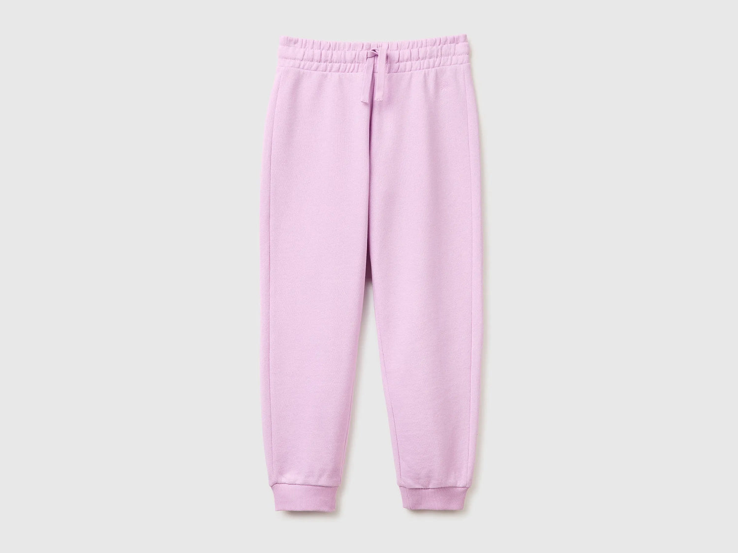Benetton Lilac Girls Sweatpants with Logo SKU: 3J68CF02H_00L Image 01
