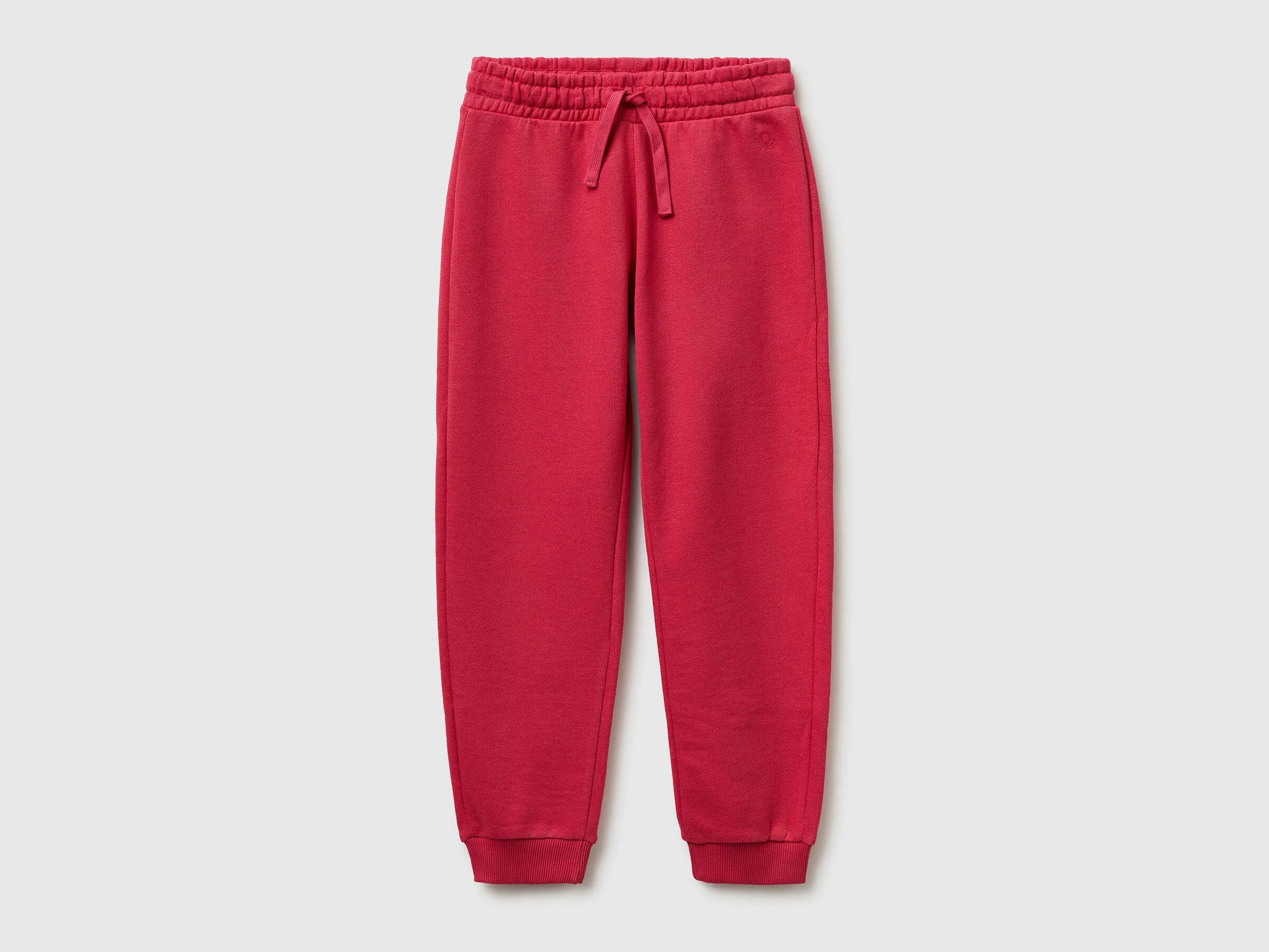 Benetton Plum Girls Sweatpants with Logo SKU: 3J68CF02H_12E Image 01
