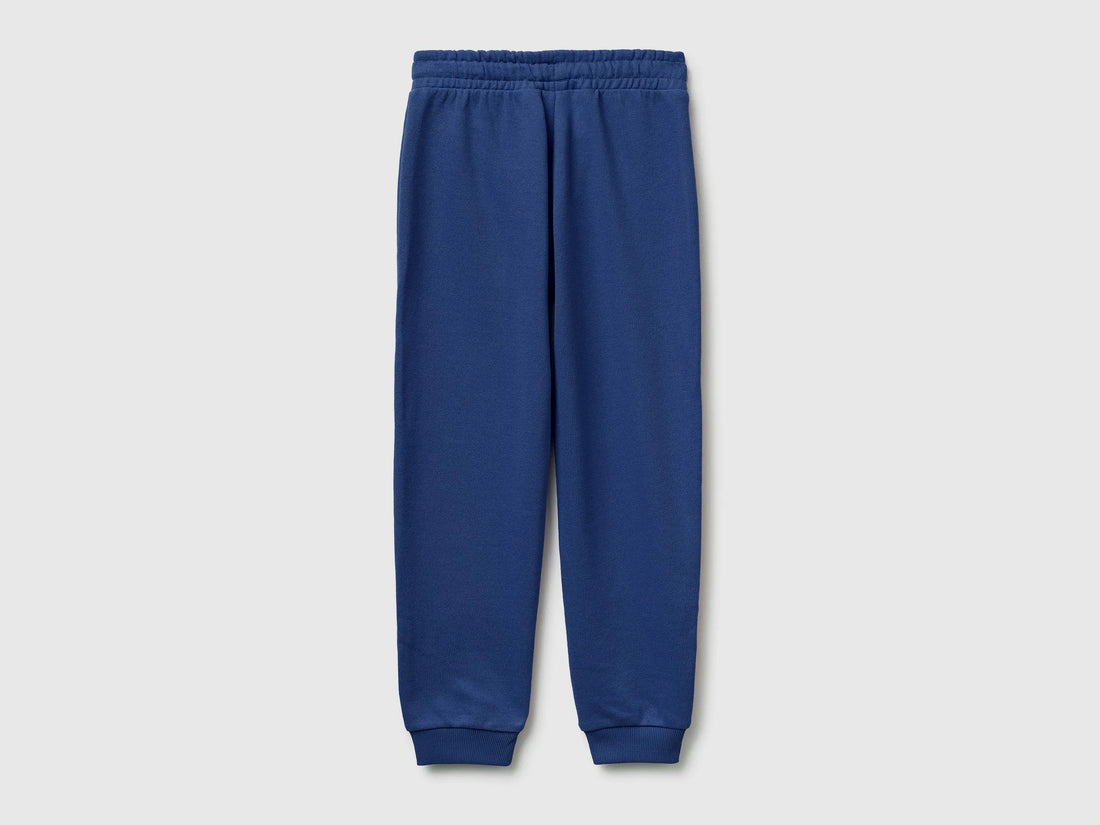 Benetton Violet Girls Sweatpants with Logo SKU: 3J68CF02H_2D8 Image 02