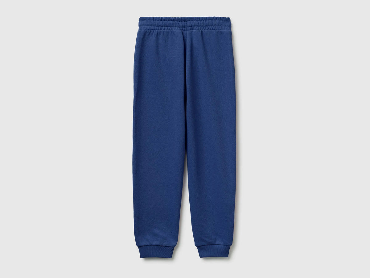 Benetton Violet Girls Sweatpants with Logo SKU: 3J68CF02H_2D8 Image 02
