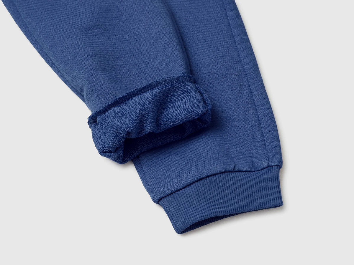 Benetton Violet Girls Sweatpants with Logo SKU: 3J68CF02H_2D8 Image 03