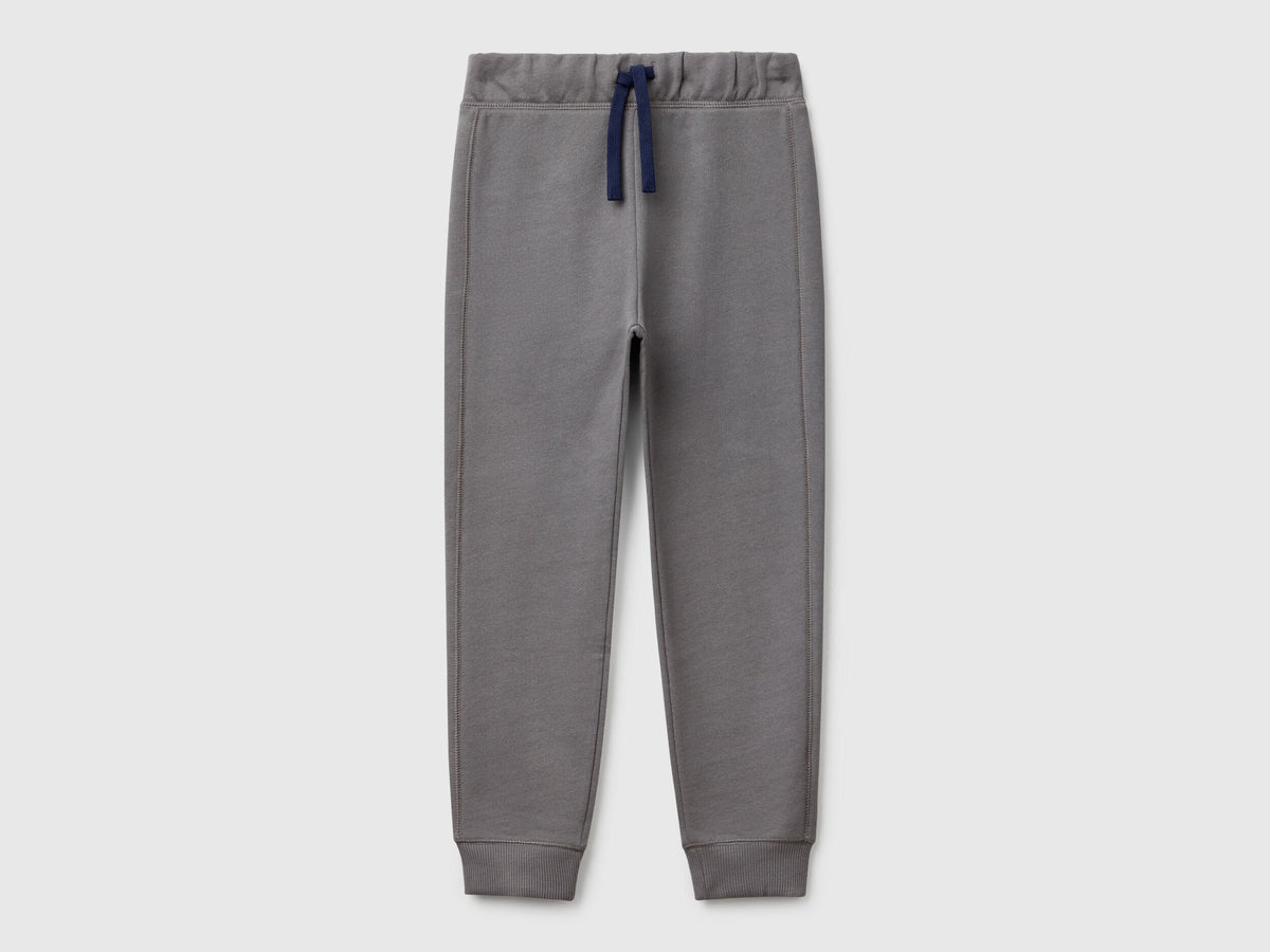 Benetton_Sweatpants with Logo_3J68CF058_00W_01