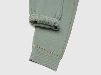Benetton_Light Green_Sweatpants with Logo_3J68CF058_075_03
