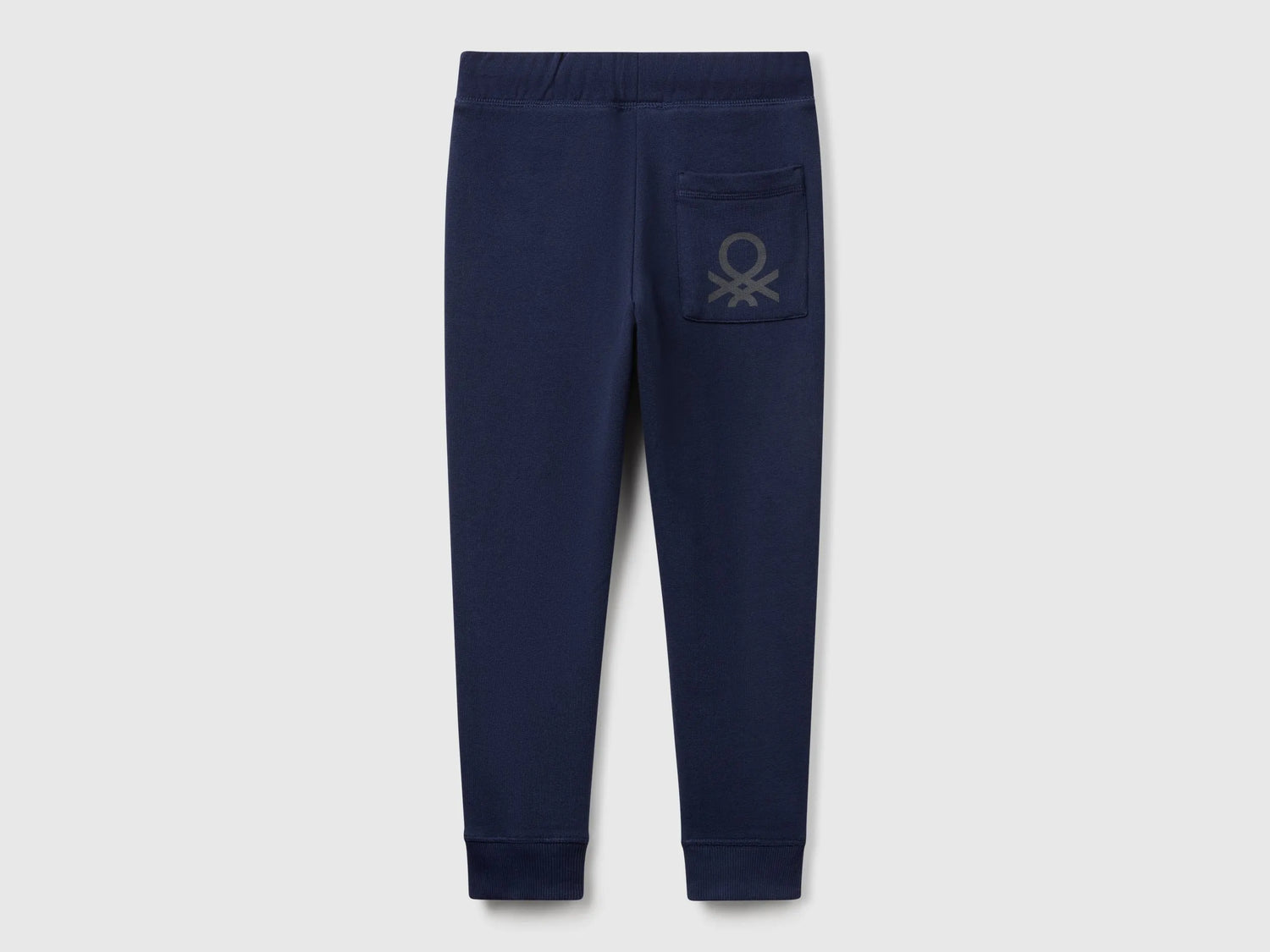 Benetton Dark blue Boys Sweatpants with Logo SKU: 3J68CF058_252 Image 02