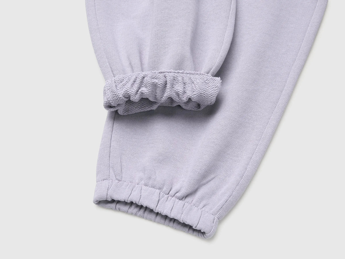 Benetton Lavender Girls Logo Sweatpants SKU: 3J68CF075_19B Image 03