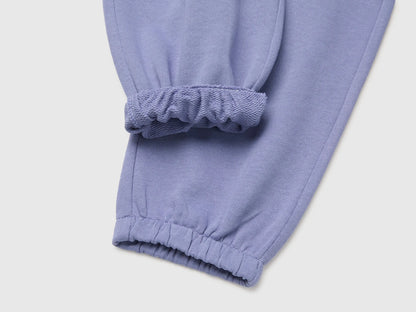 Benetton Violet Girls Logo Sweatpants SKU: 3J68CF075_19J Image 03