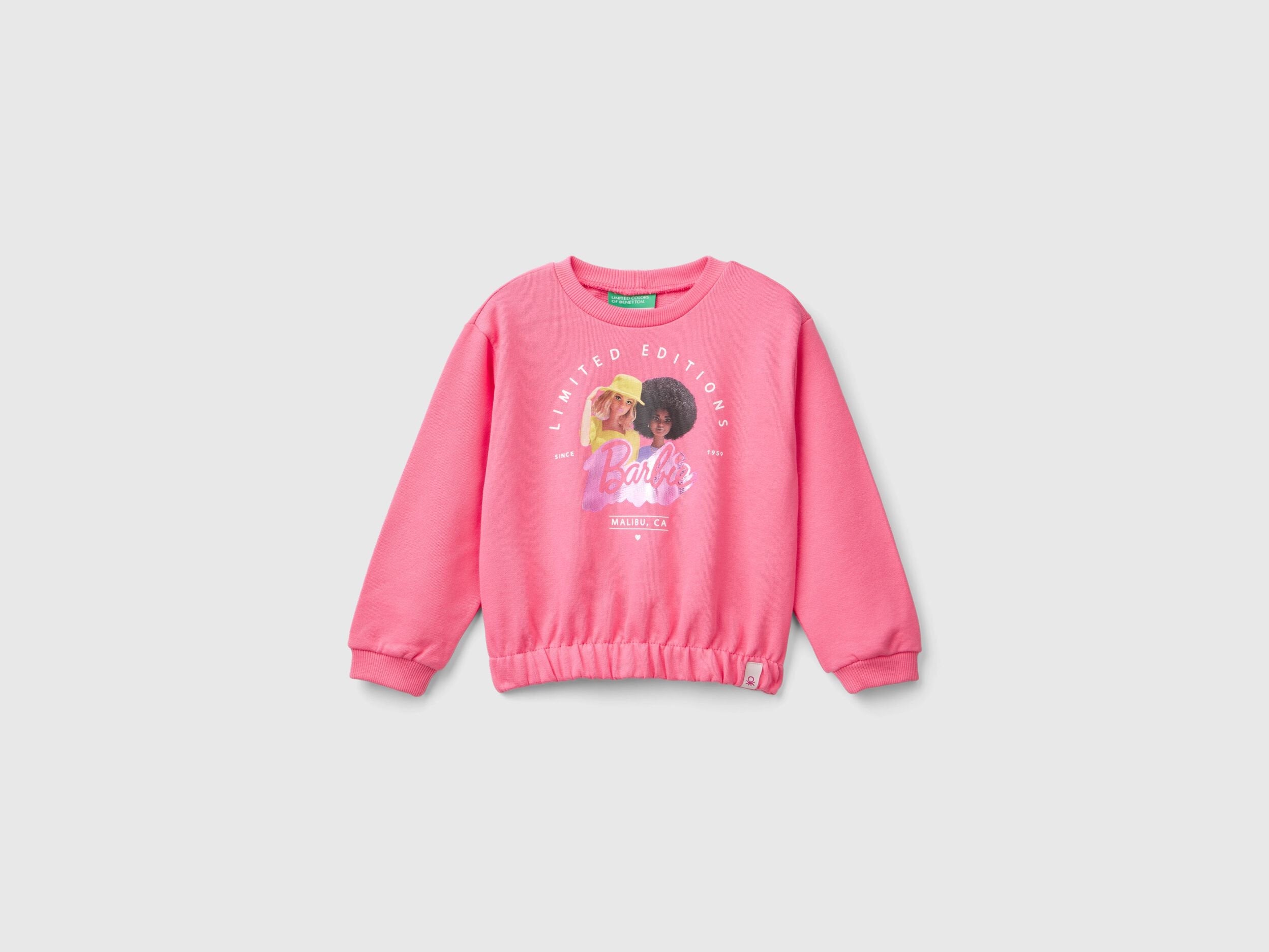 Pink Barbie Sweatshirt With Glossy Print_01