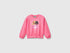 Pink Barbie Sweatshirt With Glossy Print_01