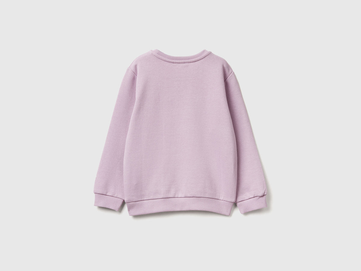 Benetton_Lavender_Sweatshirt with Petal Look Applique_3J68G10K3_0W1_02