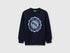 Benetton_Dark Blue_Long Sleeve Sweatshirt with Print_3J68G10KN_016_01