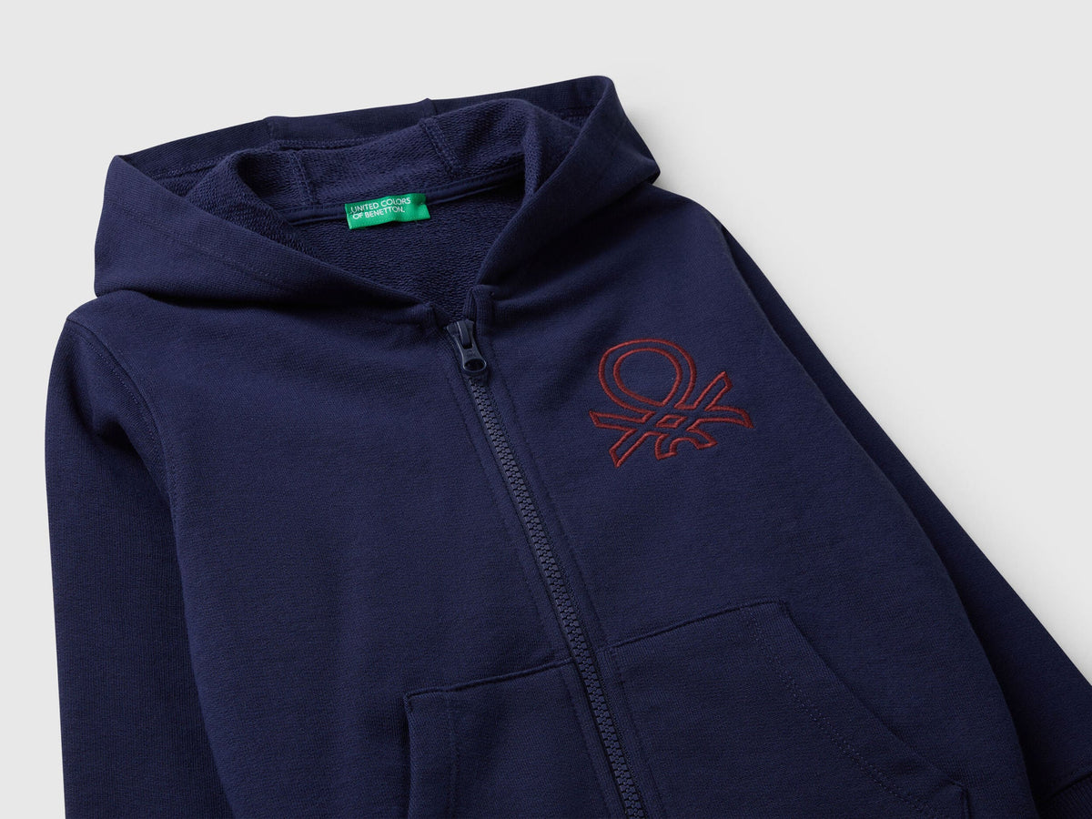 Benetton_Dark Blue_Hoodie with Embroidery_3J68G503V_252_03