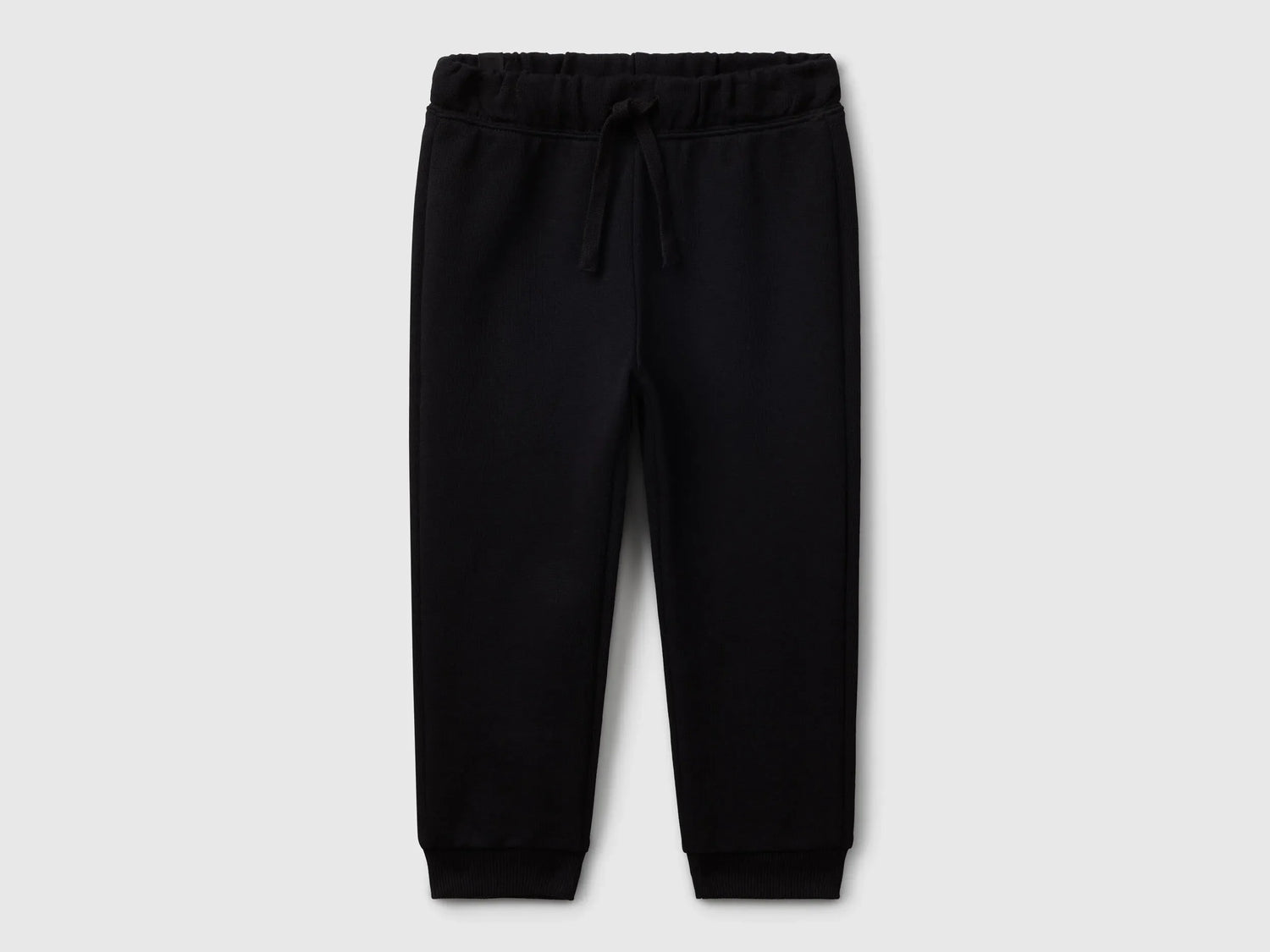 Benetton_Black_Regular Fit Sweat Joggers_3J68GF027_100_01