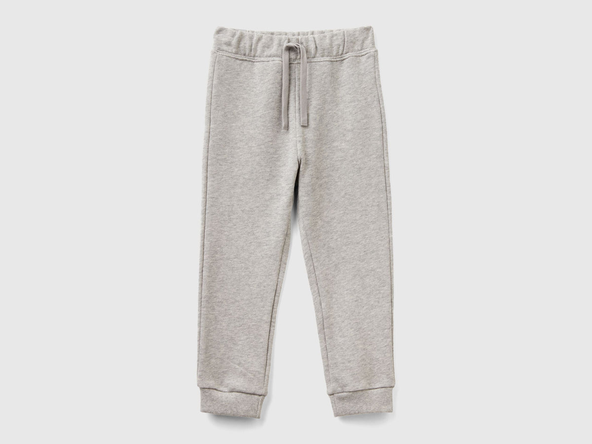 Benetton_Grey_Regular Fit Sweat Joggers_3J68GF027_501_01