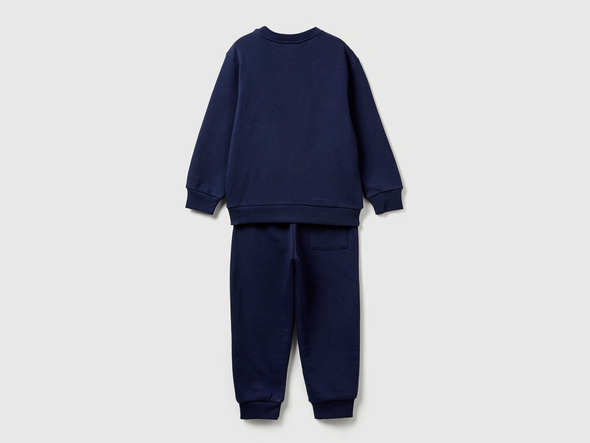 Benetton_Dark Blue_Sweat Tracksuit with Logo_3J68GK00S_252_02