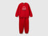 Benetton_Red_Sweat Tracksuit with Logo_3J68GK00S_29M_01