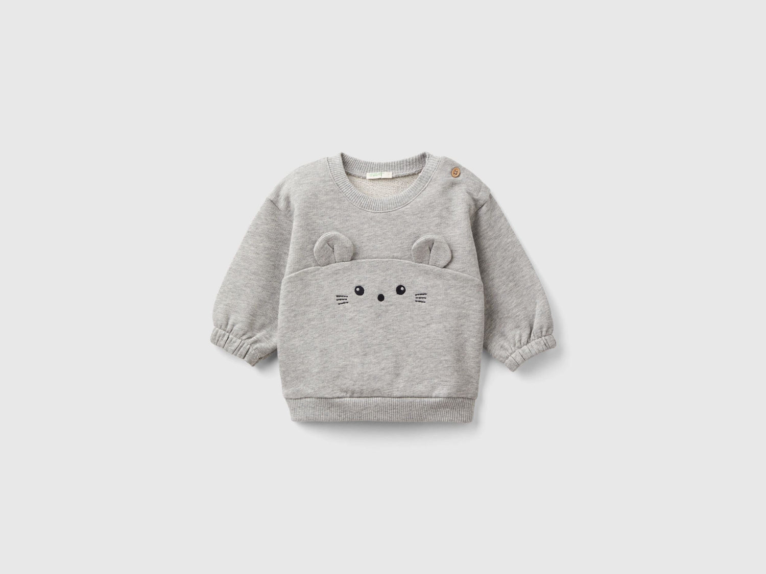 Sweatshirt With Embroidery And Patches In Organic Cotton_3J70A1058_501_01