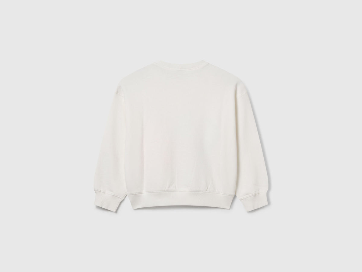 Benetton_Creamy White_Snoopy ©Peanuts Sweatshirt_3J70C10R3_074_02