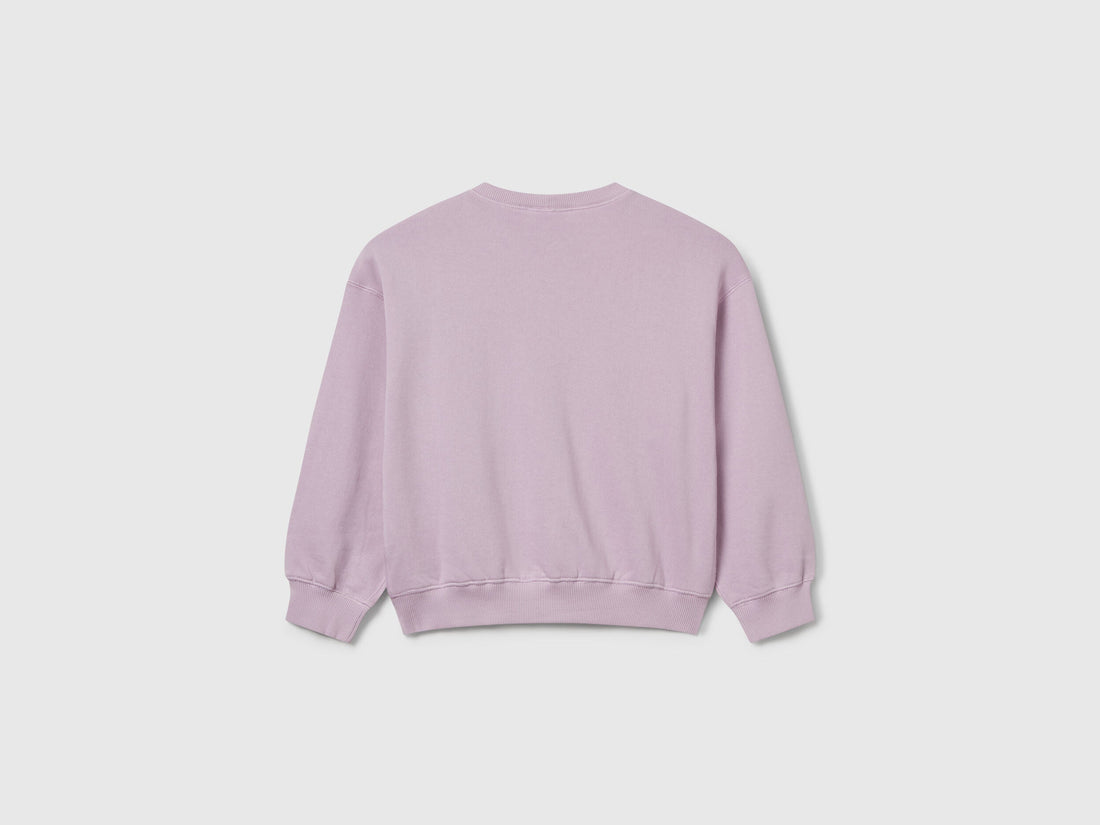 Benetton_Lavender_Snoopy ©Peanuts Sweatshirt_3J70C10R3_0W1_02