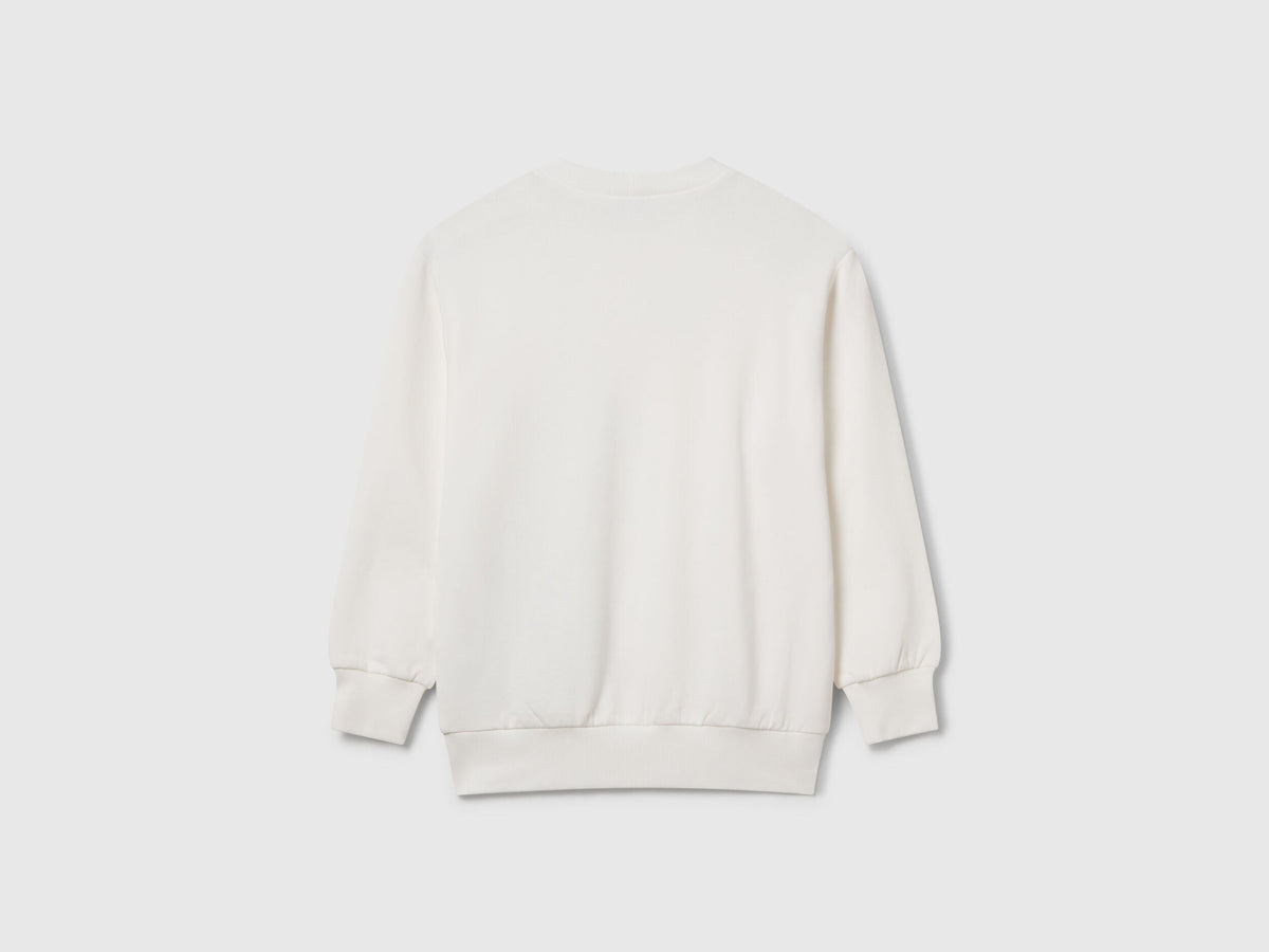 Benetton_Creamy White_©Peanuts Sweatshirt in Cotton_3J70C10R4_074_02