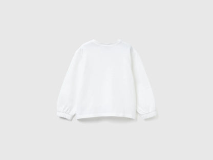 Benetton_Creamy White_Sweatshirt with Bluey ©Ludo Studio Print_3J70G10KG_074_02