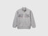 Benetton_Grey_Cotton Sweatshirt with Logo_3J70G503X_501_01