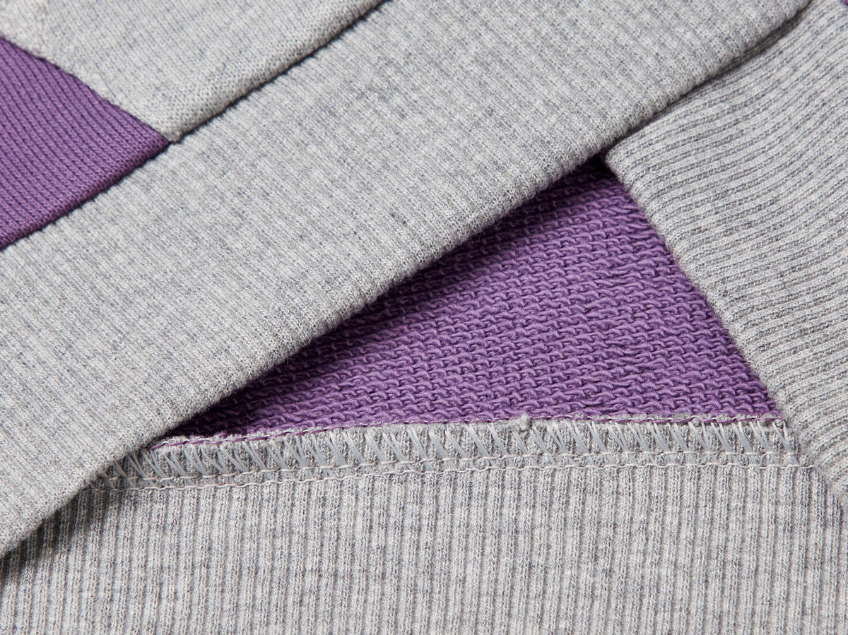 Benetton_Purple_Cotton Sweatshirt with Logo_3J70G503X_903_03