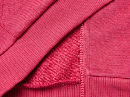 Benetton Fuchsia Girls Zip-Up Sweatshirt with Print SKU: 3J70G504B_12E Image 03
