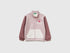 Benetton Soft pink Girls Zip-Up Sweatshirt with Print SKU: 3J70G504B_903 Image 01
