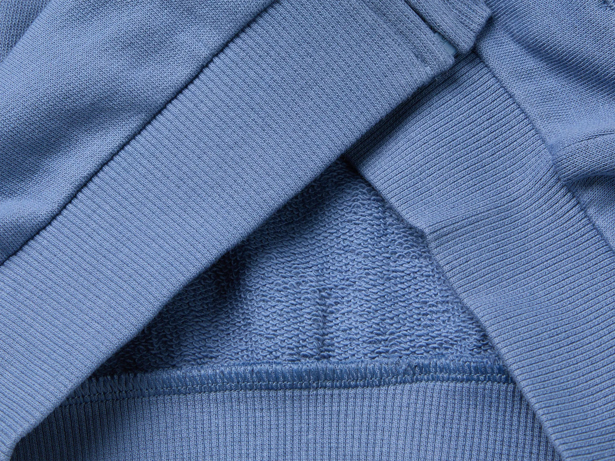 Benetton Blue Boys Zip-Up Sweatshirt with Logo SKU: 3J70G504I_0G6 Image 03