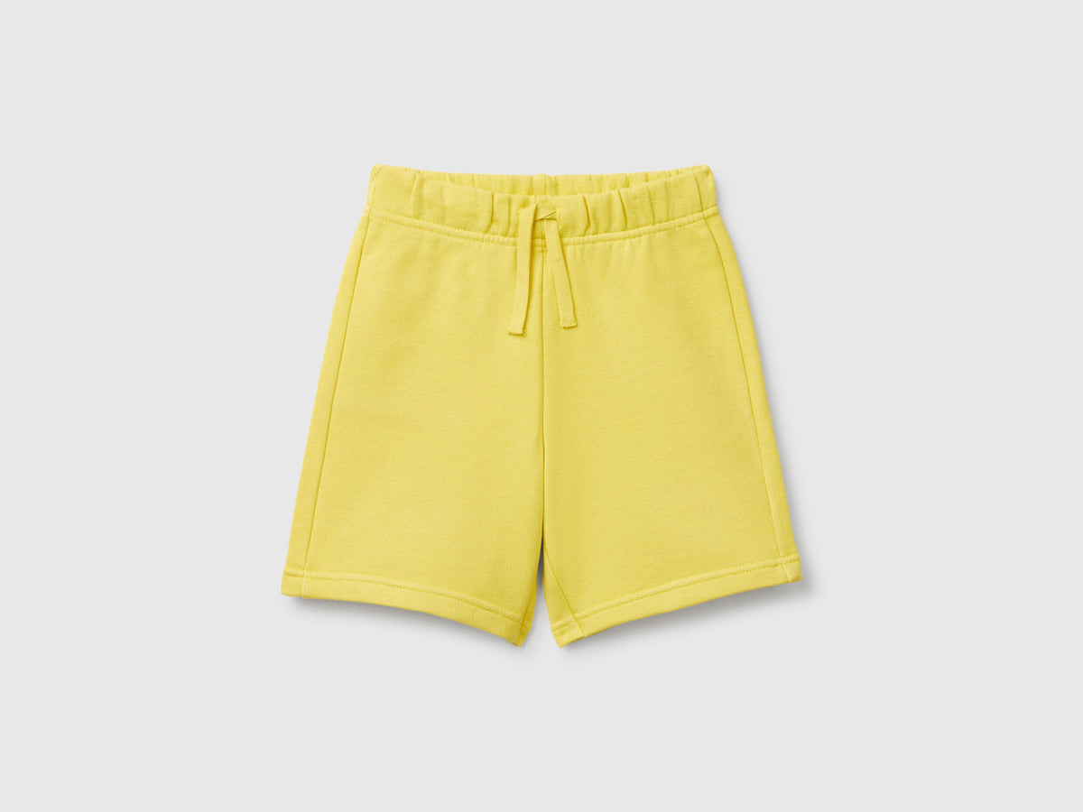 Benetton_Bermuda Shorts in Cotton Fleece_3J70G900P_1T1_01