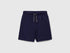 Benetton Dark Blue Boys Bermudas in Sweat Cotton SKU: 3J70G900P_252 Image 01