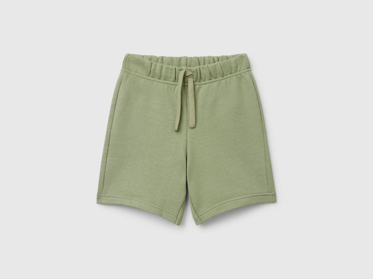 Benetton_Bermuda Shorts in Cotton Fleece_3J70G900P_26K_01