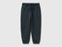 Benetton Dark gray Boys Cotton Trousers with Logo SKU: 3J70GF010_10N Image 01