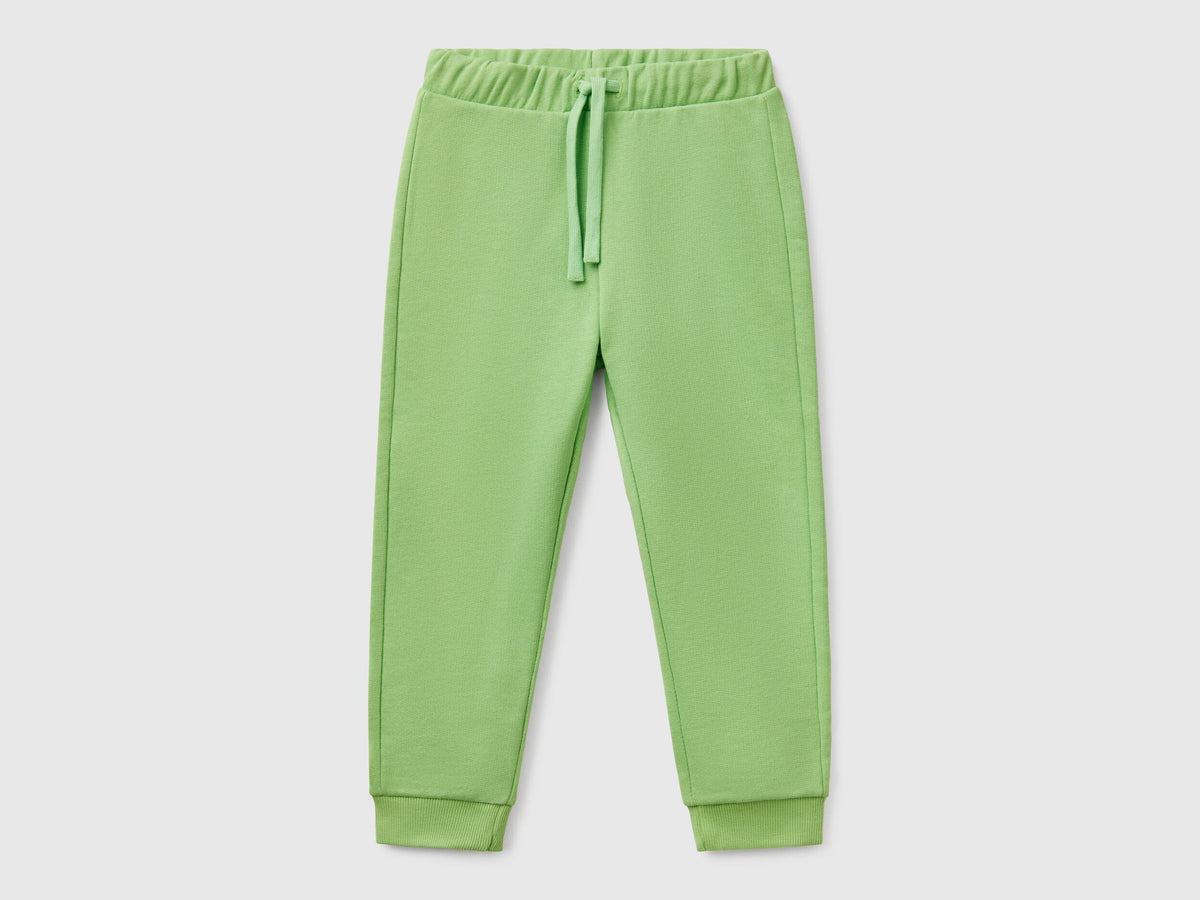 Benetton_Organic Cotton Sweatpants with Logo_3J70GF010_2P7_01