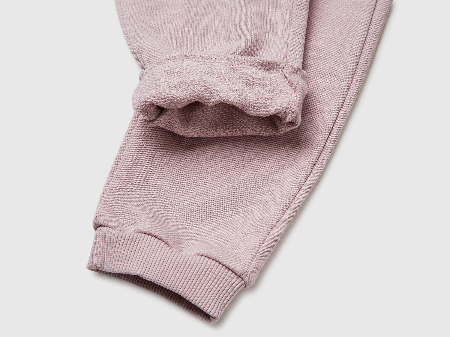Benetton Pink Girls Sweatpants in Organic Cotton SKU: 3J70GF01N_0C3 Image 03