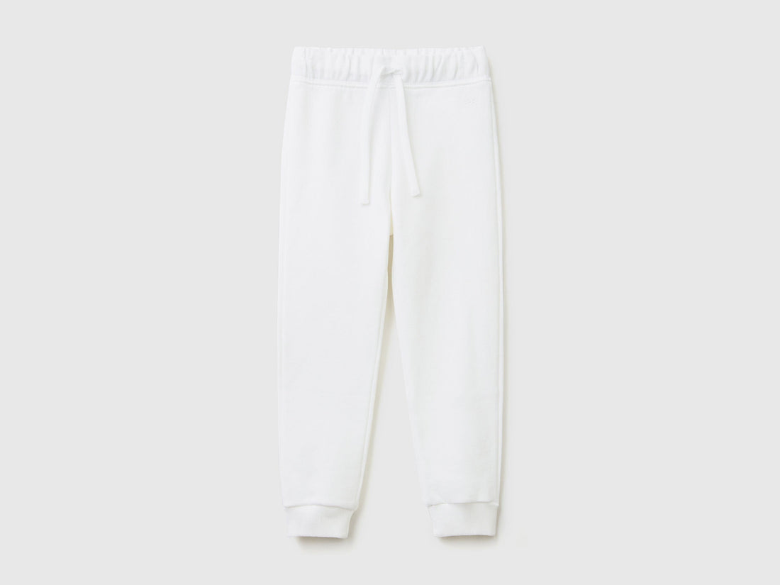 Benetton_Sweatpants In Organic Cotton_3J70GF01N_101_01