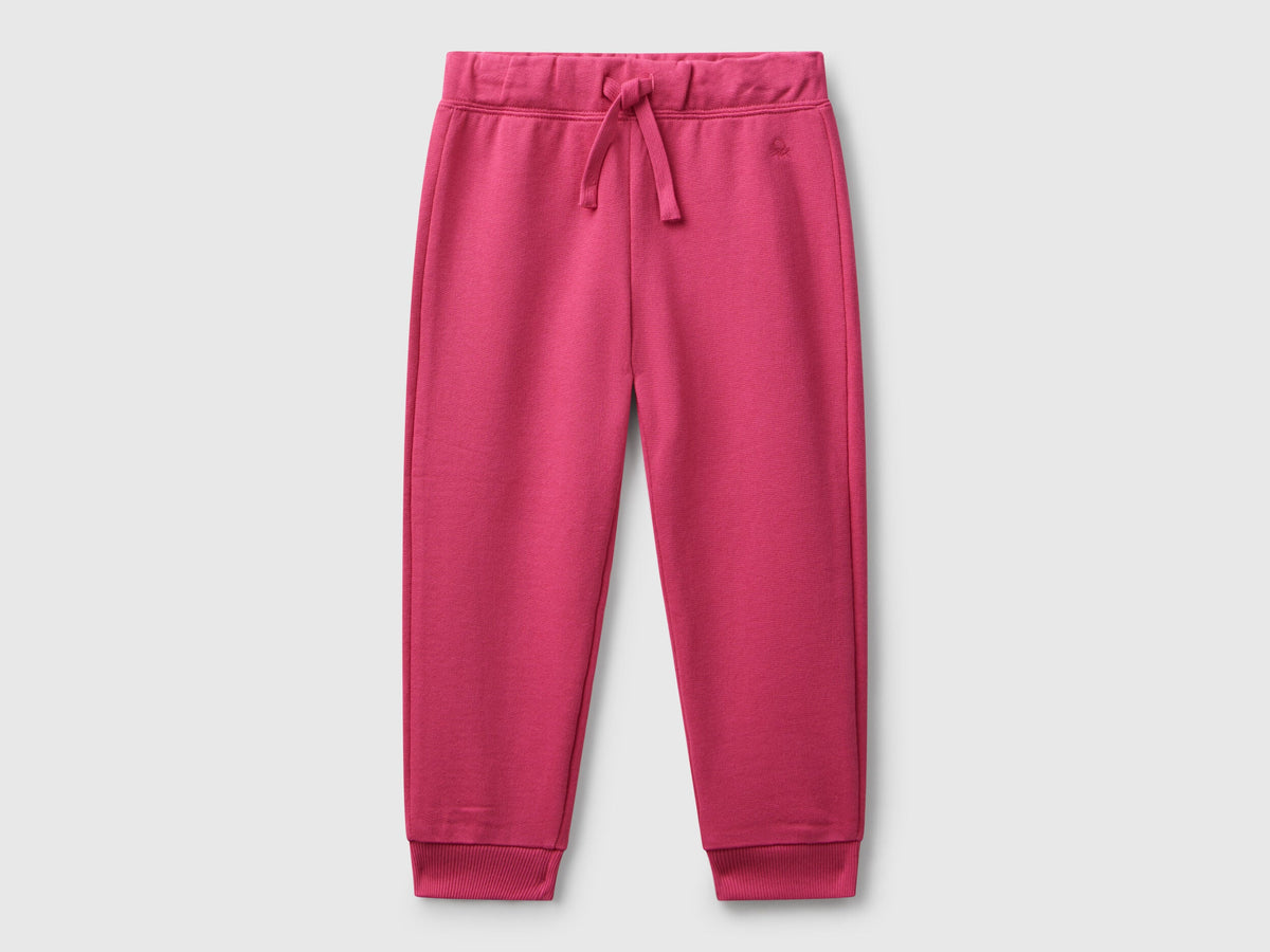 Benetton_Pink_Cotton Sweatpants_3J70GF01N_1A2_01