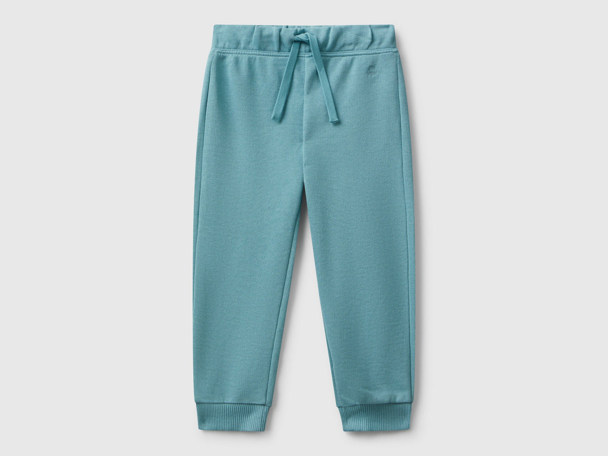 Benetton_Blue_Cotton Sweatpants_3J70GF01N_33K_01