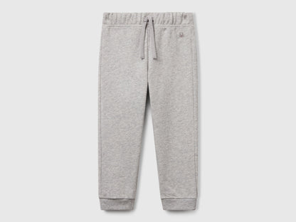 Benetton_Grey_Cotton Sweatpants_3J70GF01N_501_01