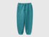 Benetton Dark Green Boys Fleece Joggers SKU: 3J70GF05J_285 Image 01