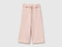 Benetton Soft Pink Girls Sweatpants with Ruffles SKU: 3J70GF05N_08Q Image 01