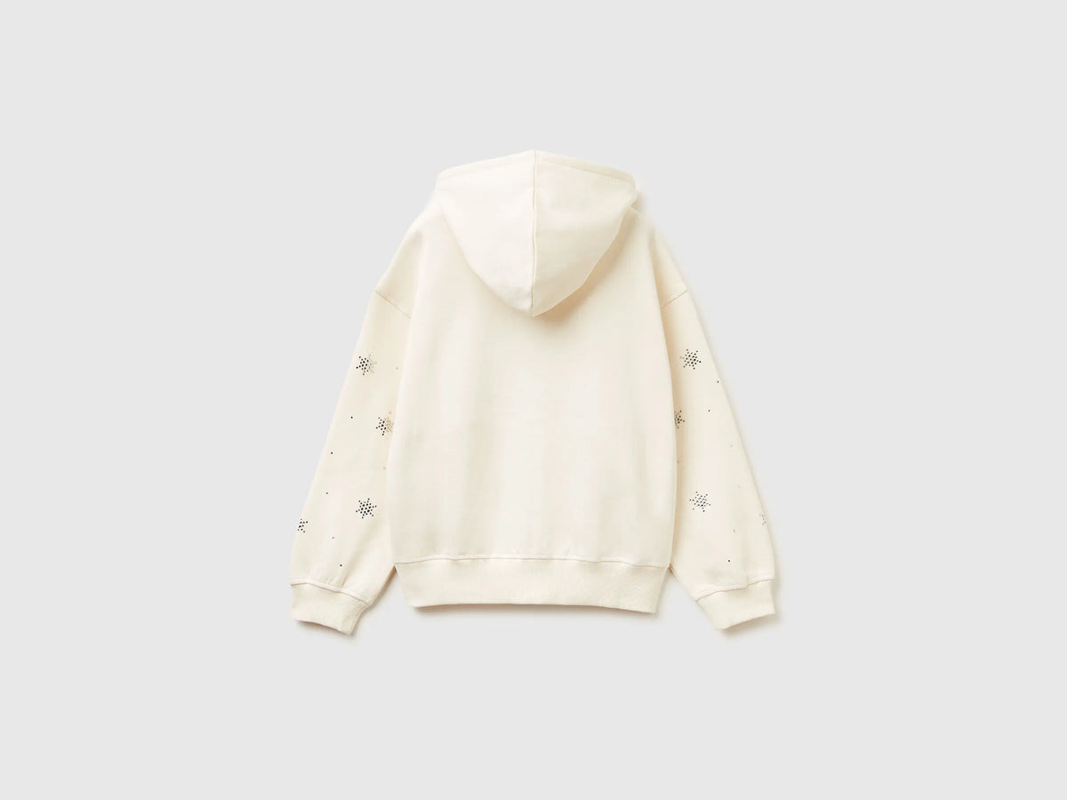 Benetton_Creamy White_Sweatshirt with Zip and Rhinestones_3J73C505R_0R2_02