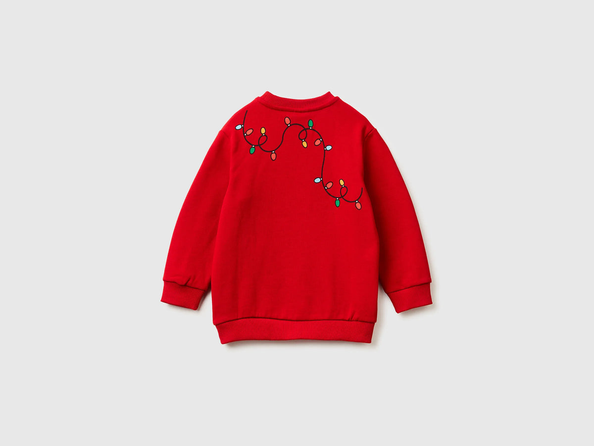 Benetton_Red_Warm ©Looney Tunes Christmas Sweatshirt_3J73G10L3_29M_02