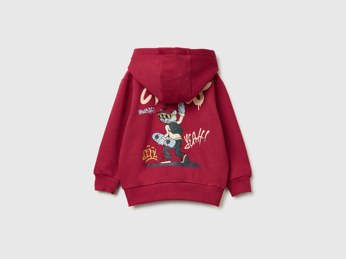 Benetton_Coral_Warm Hoodie with Print_3J73G5046_39J_02