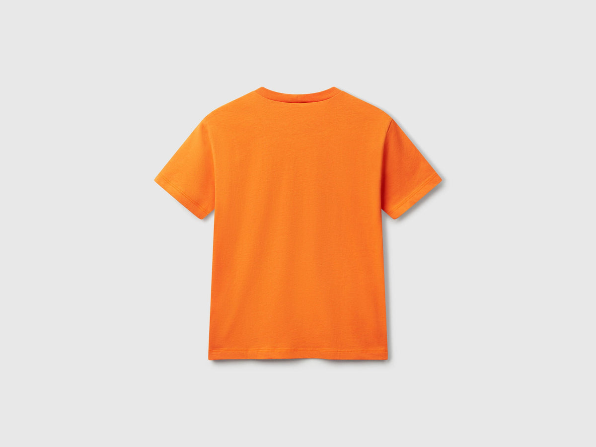 Benetton_T-Shirt with Neon Print_3JERC10PE_1L6_02