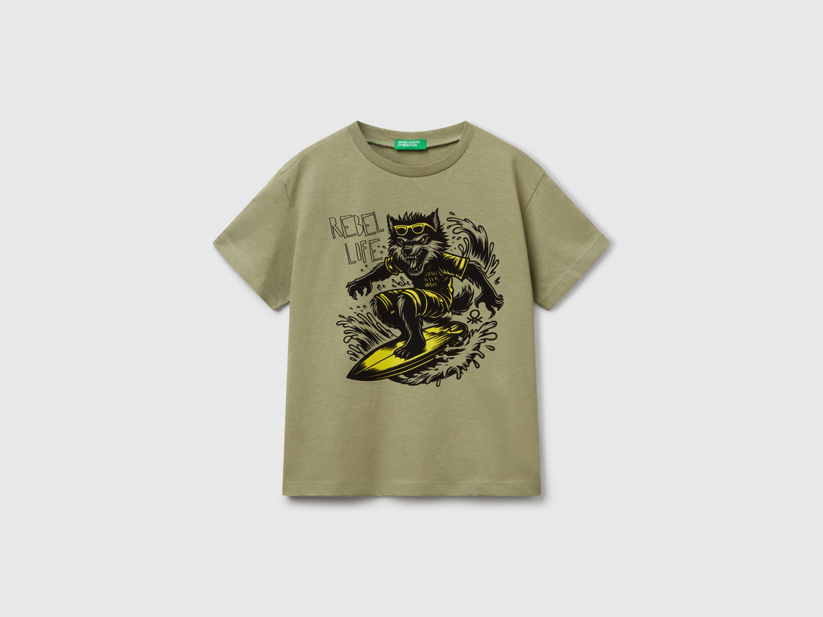 Benetton_T-Shirt with Neon Print_3JERC10PE_26K_01